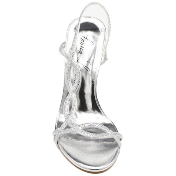 LAUREN Lorraine Bnwot "Malaga" Rhinestone Slingback New Heeled Sandals - Picture 9 of 9